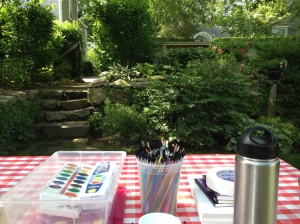 Totally ready for some watercolor excitement at Greater Light.